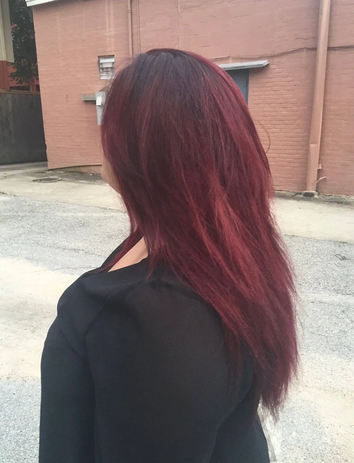 Deep wine dimensional color created by Elizabeth
